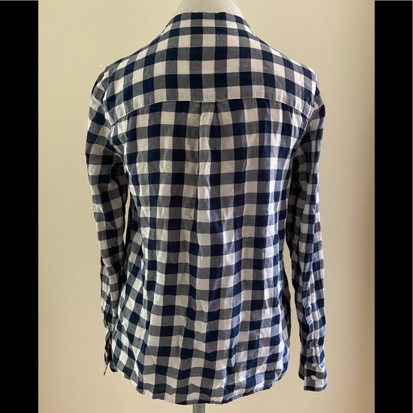 💙Cute Madewell Navy/White Top - Picture 6 of 7